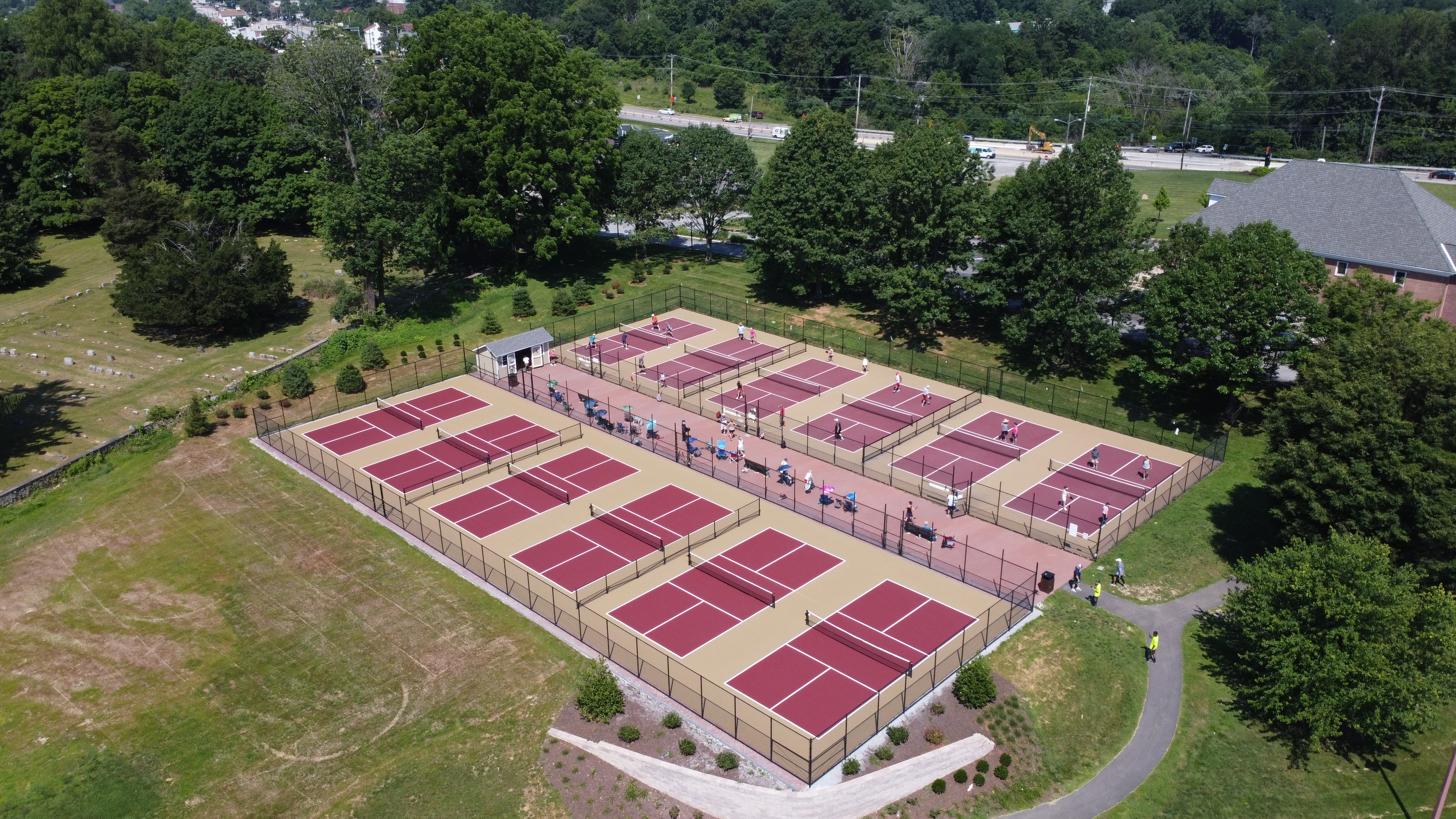 pickleball court installation va