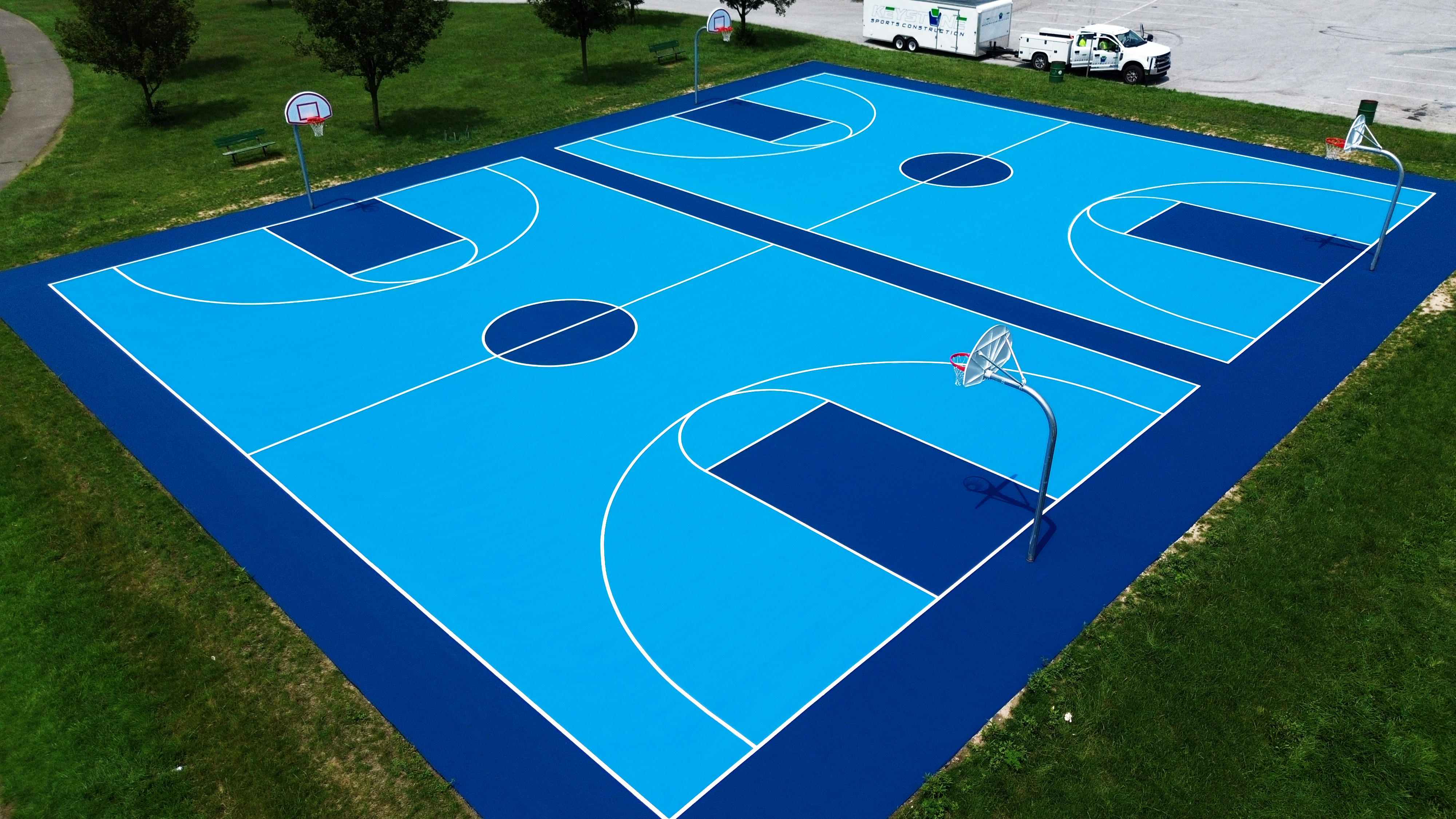 New Castle County, Bonsall Park - Basketball