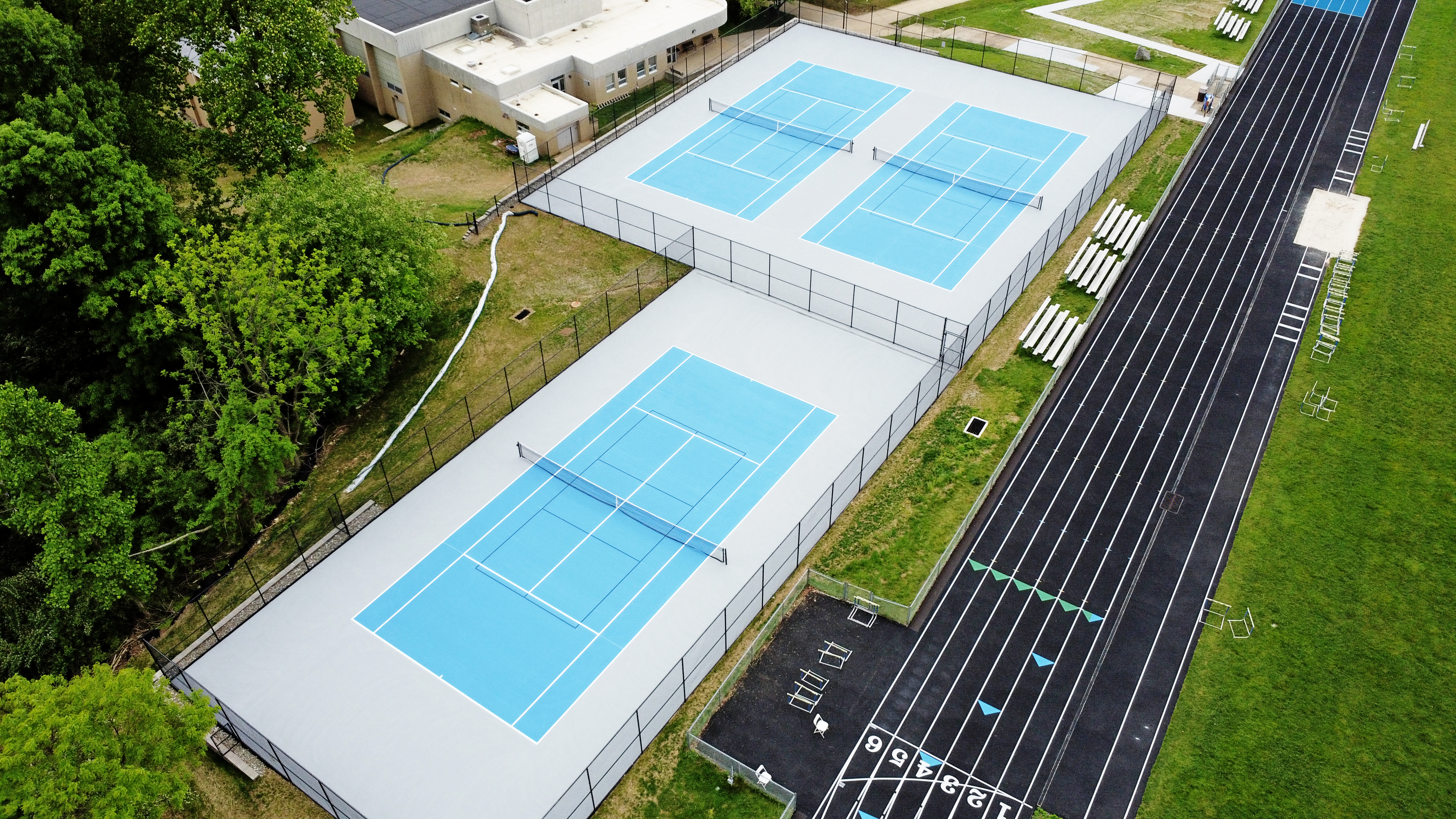 tennis court installation md